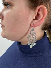 Silver and Pale Teal Earrings by Lia Sophia with Stainless Steel Posts. New! - RealThreads